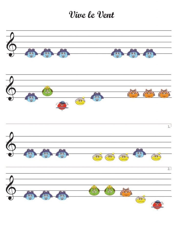 Vive Le Vent D'hiver Paroles Francais Partition Vive le vent, activités manuelles sur l'hiver, jeu de piano