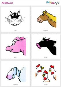 flashcards animals