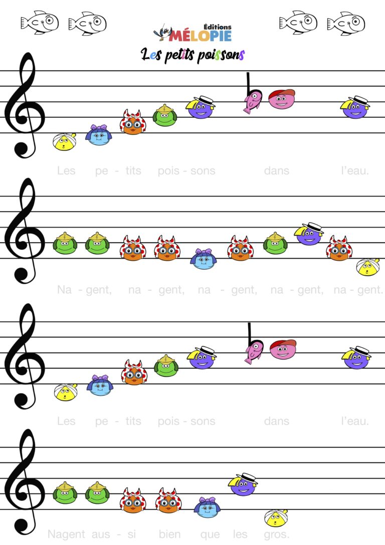 Créer une partition pour enfant Éditions Mélopie
