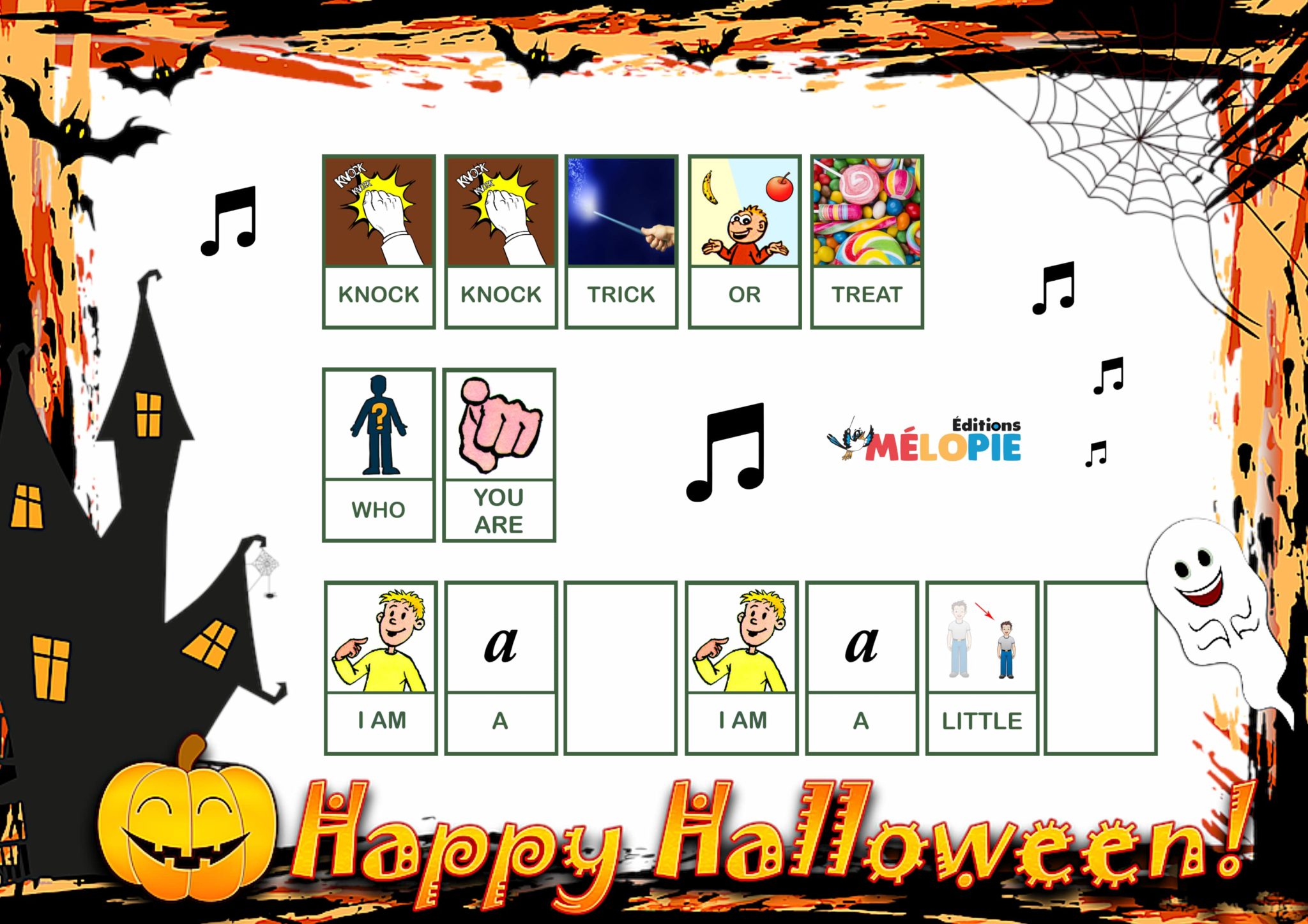 Comment On Dit Halloween En Anglais Activité Halloween : atelier anglais - Éditions Mélopie