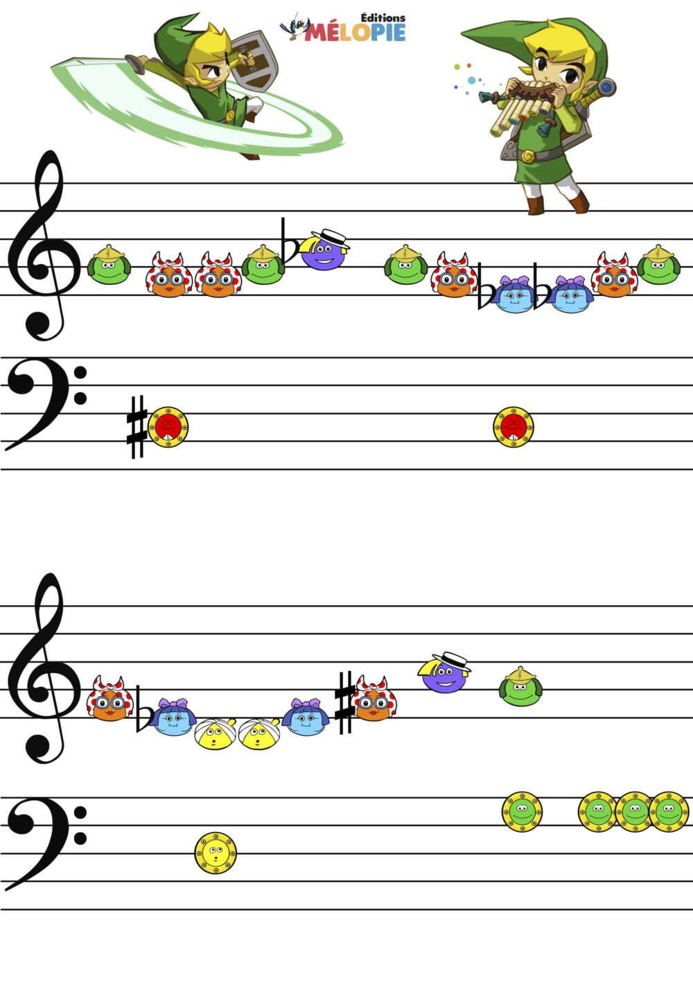 Partition Zelda Piano Éditions Mélopie
